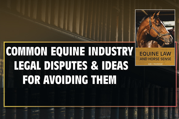 Common Equine Industry Legal Disputes & Ideas For Avoiding Them