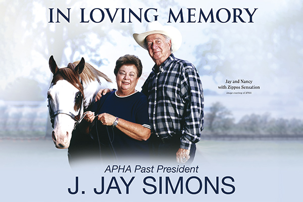 In Loving Memory Of APHA Past President J. Jay Simons