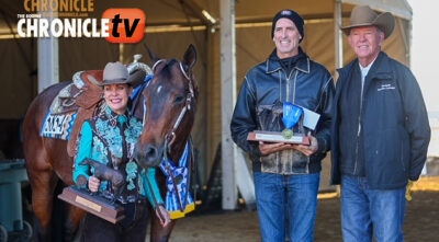 Laina Banks and 19 YO Eye On The Ball win Congress L3 Select Western Riding