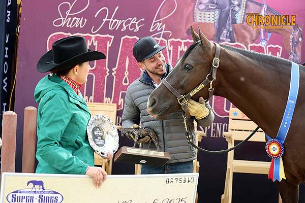 Stop Talking Earns Super Sires Title in Western Riding Debut with Spencer Groth