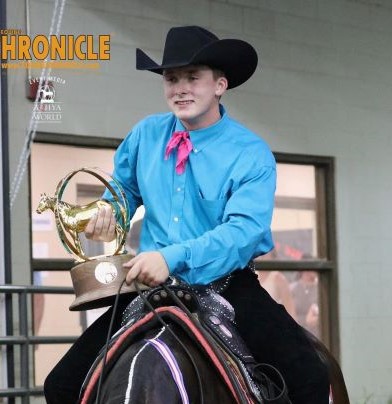 Lane Kail Finishes His 2023 AQHYA World Show with a Flourish by Winning Gold with Battarang