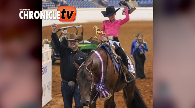 Lilly Jones and Chilln Ona Dirt Road win L2 Youth 13 & Under Horsemanship