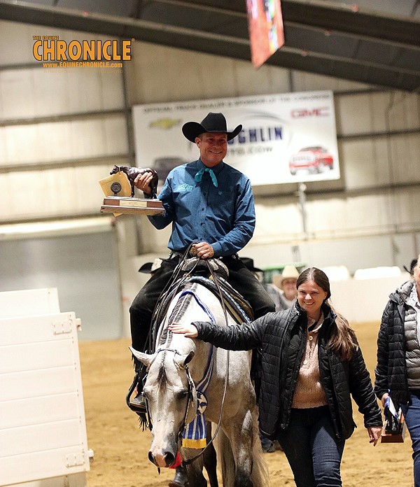 Charlie Cole and Snap It Send It win L3 Western Riding at Congress