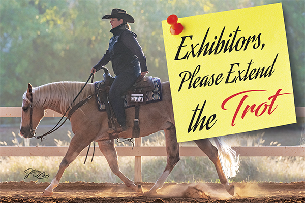 Exhibitors, Please Extend The Trot