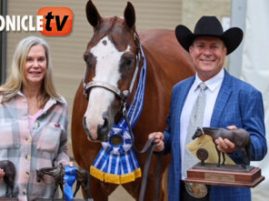 Charlie Cole and Hez Blazin Trouble win Congress Performance Geldings