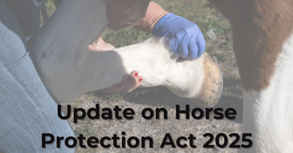 Updates on Horse Protection Act 2025